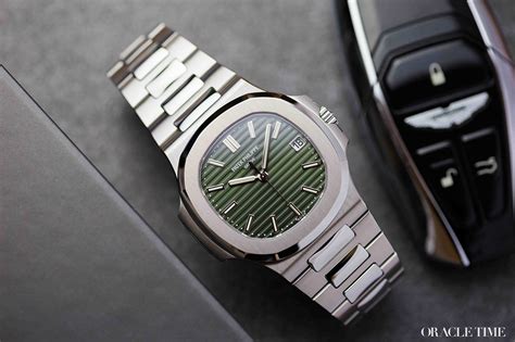 patek philippe nautilus 5711 leather strap price|patek philippe nautilus 5711 green.